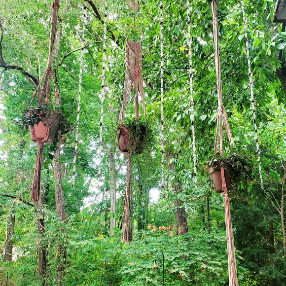 Suncatchers, Set of 5 Strands - 4 ft. L Acrylic Gems for Windows, Gardens, Trees - Picture 12 of 13